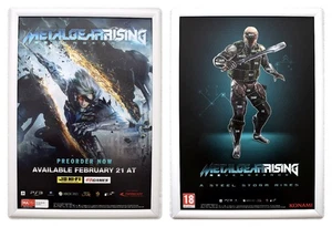 Metal Gear Rising MGS Revengeance RARO PS3 XBOX 360 42 cm x 59 cm Juego de póster promocional - Imagen 1 de 3