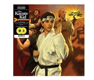 The Karate Kid Original Score Soundtrack Limited 40th Yellow Color Vinyl 2 LP - Picture 1 of 6