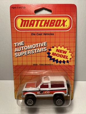 Matchbox 1986 Superfast MB39 Ford Bronco II Die Cast 1:64 (B13) - Imagem 1 de 2