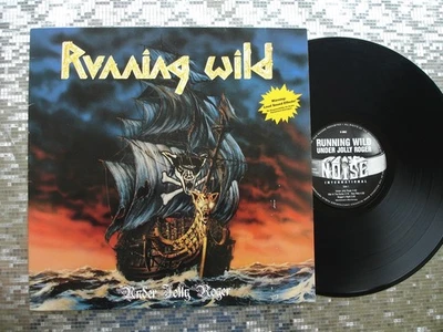 Running Wild ~ Under Jolly Roger ~ GERMAN IMPORT LP Noise International – N 0062 - Image 1 of 4