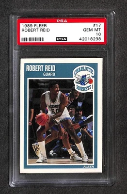 1989 Fleer #17 ROBERT REID PSA 10 GEM-MT 42018298  - Image 1 of 3