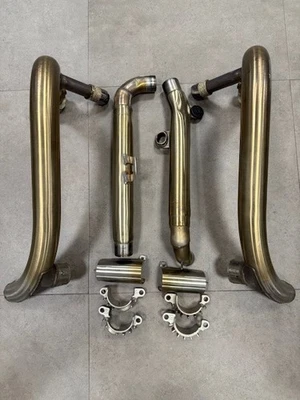 Triumph Thruxton/Street Twin 1200  LH/RH Exh Headers part # T2202835 & T2202615 - Image 1 of 4