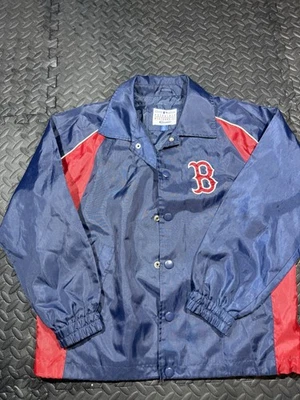 Boston Red Sox Men’s  Size Medium Genuine Merchandise Button Up Rain Jacket - Image 1 of 4