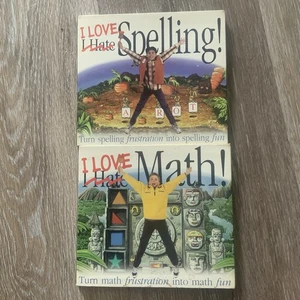 Juego de 2 CD DK I Love Spelling Math & I Love Math para edades 7-11 piezas educativas - Imagen 1 de 4
