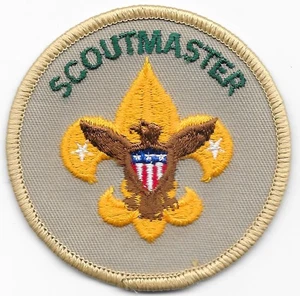 Scoutmaster 1989-Actual Transparente Waffle PB Posición Adulto Parche Boy Scout BSA - Imagen 1 de 2