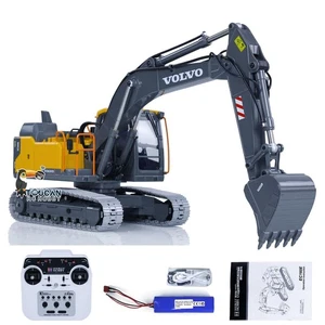 1:14 RC Excavator Double E E010 EC160E Full Alloy Metal Digger Model Light Servo - Picture 1 of 24