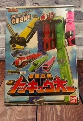Combinación de tren Power Rangers Ressha Sentai ToQger DX ToQ-Oh Megazord sin usar Japón Foto 1 de 2