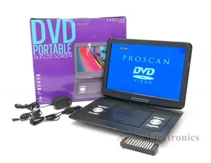 Proscan PDVD1332 13.3" Swivel Screen Portable DVD Player - Black - Picture 1 of 11