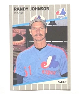 1989 Fleer #381 Randy Johnson RC (EXPOS) ! - Picture 1 of 3