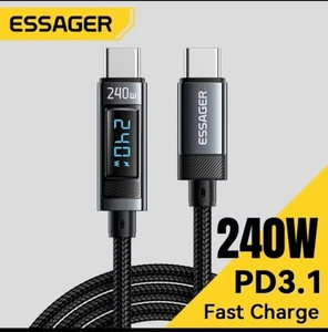 240W USB Type C To USB C Cable PD 3.1 Fast Charging Wire - Picture 1 of 6