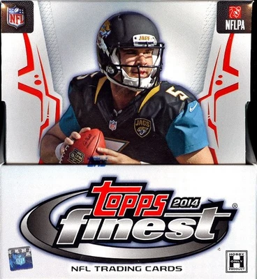 2014 TOPPS FINEST FOOTBALL HOBBY BOX BLOWOUT CARDS - Image 1 of 2