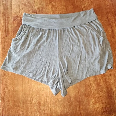 Pantalones Cortos Aerie Plegables para Dormir Pijama Salón Rosa Suave Cintura Alta Para Mujer M Foto 1 de 4