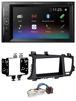 Pioneer DAB MP3 2DIN Bluetooth USB Autoradio für Kia Optima (ab 2012) - Bild 1 von 4