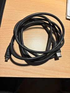 1394 -FireWire Anschlusskabel IEEE 1394 Kabel 6 pol auf 4 pol Stecker Mini DV PC - Bild 1 von 3