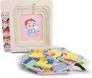 Small Foot 11029 Layer Puzzle Grandpa's Life Toys, Multicolored - Picture 1 of 6