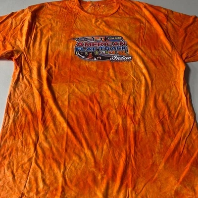 Orange Indian Motorcycle 2017 flat track Fiddler t-shirt - Image 1 of 3