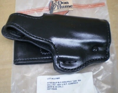FUNDA DON HUME POLICE DUTY H738-SH H&K USP COMPACTA 9MM 40 CAL #25 S&W 6906 RH Foto 1 de 4