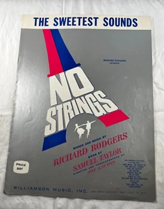 Partituras de colección 1962 The Sweetest Sounds No Strings Richard Rodgers Taylor - Imagen 1 de 2