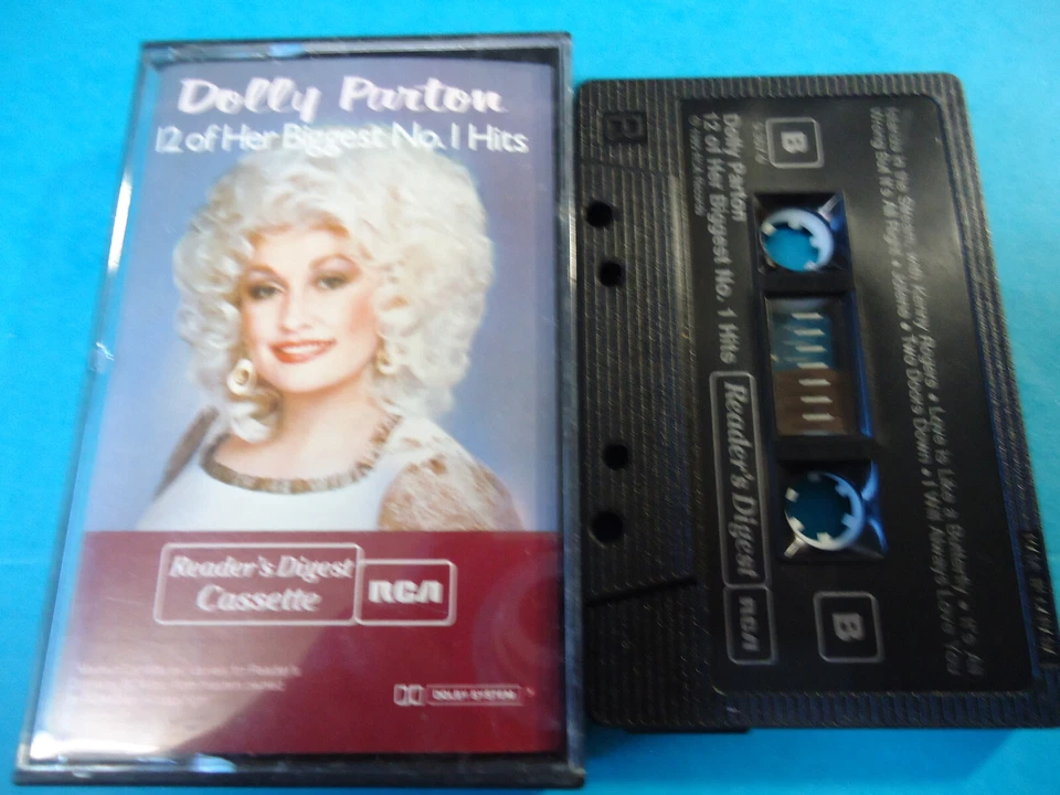 DOLLY PARTON ~ 12 of Her Biggest No. 1  ~ Cassette Tape 1985 in Canada Tested - Image 1 of 1