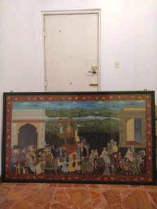 Batik su seta indiano fatto a mano con Raja - Foto 1 di 7