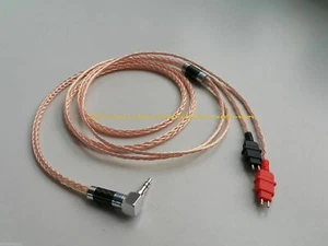1 cable de cobre 8N OCC para enchufe de carbono rodio 3,5 mm HD650 HD600 - Imagen 1 de 3