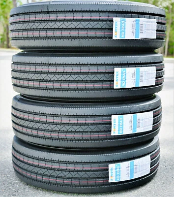 4 Tires Suntek HD Trail + All Steel ST 235/85R16 Load H 16 Ply Trailer - Imagem 1 de 4