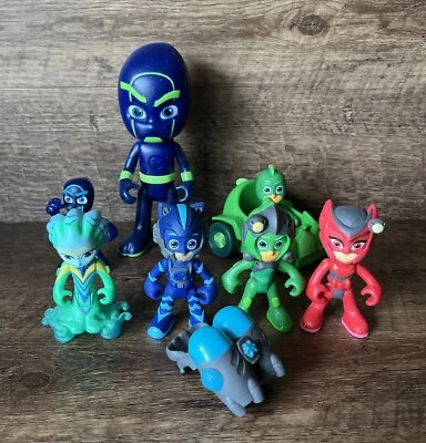 LOTE PJ Máscaras Héroe Subacuático Buceo Mission Figuras OCTOBELLA Talking Night Ninja Foto 1 de 4