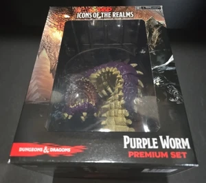 D&D Icons of the Realms: Fangs and Talons - Purple Worm Premium Set wizkids - Picture 1 of 5