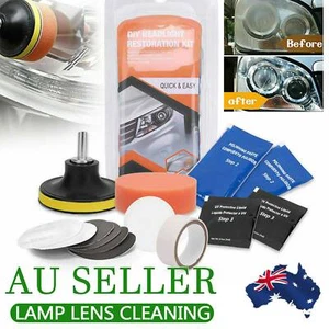 Heavy Duty Headlight Restoration Kit Car Lens Lamp Cleaning Sanding Repair Tools - Picture 1 of 12