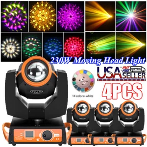 7R 230W Zoom Moving Head Beam Sharpy Light 8 Prism Strobe DMX Stage DJ Party - Picture 1 of 15