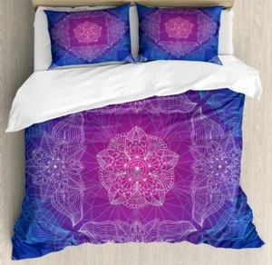 Oriental Mandala Duvet Cover Set Twin Queen King Sizes with Pillow Shams - Picture 1 of 57