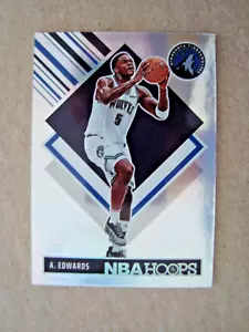 2024-25 Panini Hoops Silver Holo #286 Anthony Edwards Tribute #'d 178/199 - Picture 1 of 2