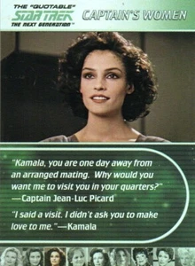 Zitatkarte Star Trek Next Generation TNG, 2005: W3 Captain's Women Chase - Bild 1 von 1