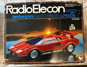 Lamborghini Countach LP500S Radio Elecon Vintage RC Auto in Box Erstbesitz - Bild 1 von 7