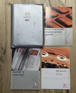98-04 SEAT LEON OWNERS HANDBOOK MANUAL PACK AND WALLET Print 2002 Ref2661 - Picture 1 of 7