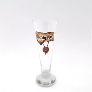 Bicchiere birra MULTZIG PILS 5/20L, epoca 1900. - Foto 1 di 7