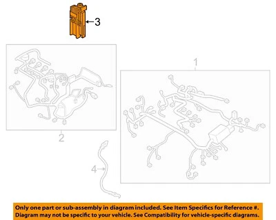 MAZDA OEM 12-15 5 arnés de cableado eléctrico-fusible C23567S99 Foto 1 de 2