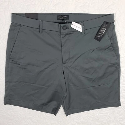 Nuevo con etiquetas Pantalones Cortos Banana Republic Para Hombres 38 Gris Temp 9" Secado Rápido Elástico Foto 1 de 4