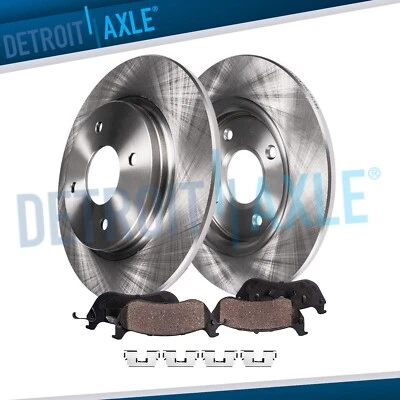 Rotores de disco traseros pastillas de freno de cerámica para Nissan Sentra INFINITI G20 2002-2006 Foto 1 de 4