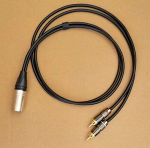 1'ft-25FT Mogami Cable Neutrik XLR Male to Dual RCA Male Splitter Duplicator - Picture 1 of 3