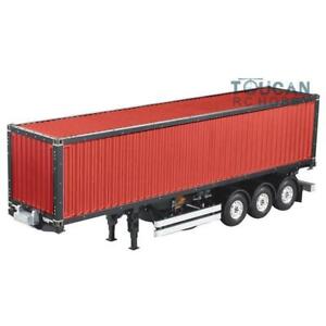TOUCANRC 1/14 RC DIY 40ft Container Chassis Semi Tractor Trailer Truck Painting