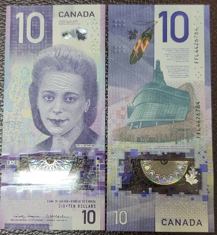 CANADA 10 Dollars 2018 UNC Polymer Viola Desmond Cover