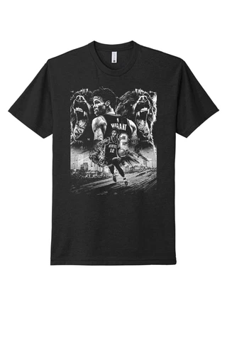 NEW MEMPHIS GRIZZLIES JA MORANT BLACK AND WHITE SHIRT jersey mvp all star Cover