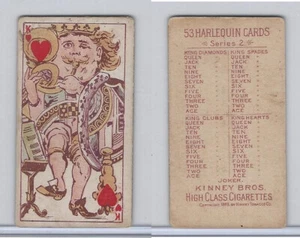 N220 Kinney, Tarjetas Arlequín, Serie 2, 1889, Rey Corazón - Imagen 1 de 1