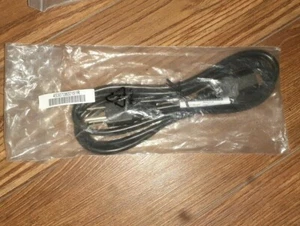 ONE NEW Genuine HP 6' Black Power Cord C13 to 5-15P 18AWG 10A 125V 453070800151R - Picture 1 of 4