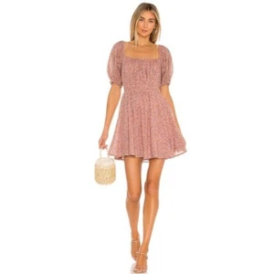 Spell The Gypsy x Revolve - Rae Mini Dress in Dusty Pink Sz L - Picture 1 of 11