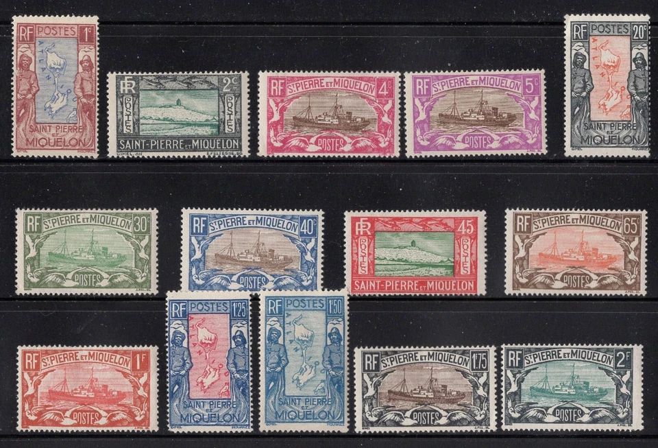 SAINT-PIERRE - SPM #136-39, 142, 144-46, 151-54, 155 NH  ;(139, 154 LH) - Image 1 of 1