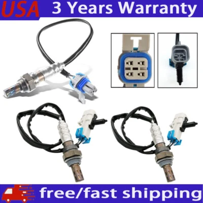 Sensor de oxígeno O2 aguas arriba+aguas abajo 3 piezas para Chevrolet Impala y Monte Carlo 2006 2007 Foto 1 de 4