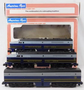 American Flyer 8153 8155 8154 PA ABA Baltimore & Ohio B&O Alco Diesels Boxed C-7 - Picture 1 of 24