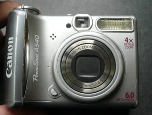 Canon Digital Camera PowerShot A550 7.1MP Silver Tested - Picture 1 of 7